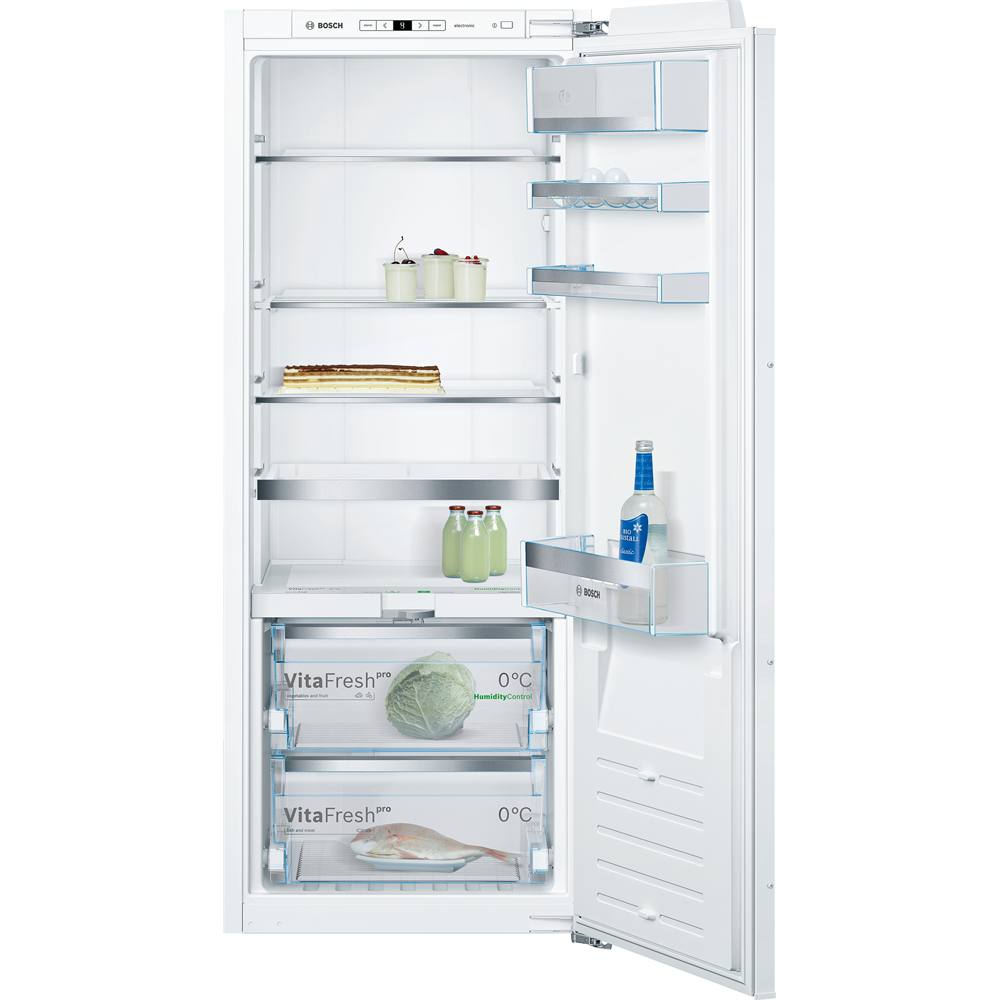 KIF51AFE0 Serie 8, Einbau-Kühlschrank, 140 x 56 cm, Flachscharnier 